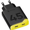 0D5980A Tactical Caricabatterie Originale Minimi Gan 2x Usb-c 45w Per Apple Ipad (2022)