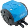 Mungitrice pneumatica per l80 con 2 uscite in plastica parte mungitrice mucca