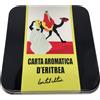 CASANOVA - carta d'Eritrea 72 listelli in scatola di metallo confezione regalo,