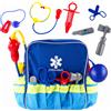 Valigetta Del Dottore Portatile Kit Medico Giocattolo Sicuro per Asilo, Bambini