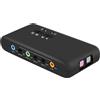 LEAGY Scheda Audio USB Esterna DTS Dolby 7.1 Compatibile Win 8 uscite, 2 x Mic i