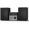 LONPOO Impianto Stereo Casa - 30W Micro HiFi Compatto con lettore CD, Bluetooth,