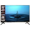 JCL TV LED Televisore 32" Pollici HD Ready JCL32HDDTV ATV/DVB-T/T2/C-CAM/HDMI/USB