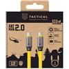 0D6949A Tactical Fast Man 2.0 Cavo Usbc To Usb-c Ricarica 1m Yellow Per Vivo Y33e 5g