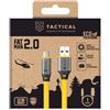 0D6E36A Tactical Fast Man 2.0 Cavo Usb Ricarica 1m Yellow Per Gopro Hd Hero 7 Silver