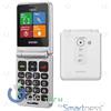 BRONDI FLIPPER TELEFONO CELLULARE A CONCHIGLIA DUAL SIM E FOTOCAMERA BIANCO