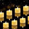 Baikaraer Confezione da 12 candele a LED, funzionamento a batteria: candele senza fiamma c