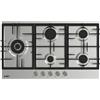 SAMET Piano Cottura gas 5 fuochi 90 cm acciaio inox Samet Nettuno90
