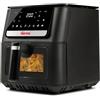 Girmi Friggitrice ad Aria Girmi 1700W 6,5L Griglia Regolabile Nero Digitale