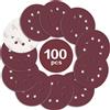 STEBRUAM 100 Pezzi Dischi Abrasivi 125mm Grana 800, Carta Vetrata Abrasiva 8 For