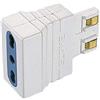 POLY POOL | PP0650Q Adattatore Singolo Spina Lamellare Grande 16A 2P+T - MAGIC 2