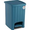 Stefanplast Pattumiera a pedale margherita ottanio 20 litri