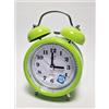 Pila Orologio Sveglia Doppia Campana Martello COMODINO tavolo stile retro a pila