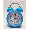 Pila Orologio Sveglia Doppia Campana Martello COMODINO tavolo stile retro a pila