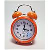 Pila Orologio Sveglia Doppia Campana Martello COMODINO tavolo stile retro a pila