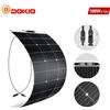 Dokio 100W leggero Pannello Solare Flessibile Système RV,Barca,Balcone,Offgrid