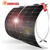 Dokio 2x100W 12V Pannello Solare Flessibile per Barca, Camper & Off-Grid