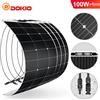 Dokio 12V 400W Pannelli solari flessibili Caricabatterie per camper roulotte