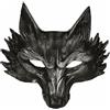 Maschera da Volpe Regolabile Maschera da Volpe in Schiuma Leggera per Carnevale