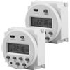 GOMETY 2 timer CN101A 12V timer digitale LCD relè temporale programmabile da 12 V timer