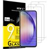 NEW C NEW'C 3 Pezzi Vetro Temperato per Samsung Galaxy A54 5G Pellicola Prottetiva
