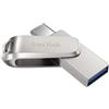 SanDisk Ultra Dual Drive Luxe 64 GB USB Type C Pen Drive argento 64 GB