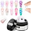 SUPWEE bianco gel 3d unghie, Solid Sculpture Builder Gel antiaderente | per l'al