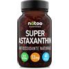 Nätoo Super Astaxantina Pura Alto Dosaggio 12mg per perla Naturale in Oleoresina