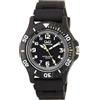 Citizen Orologio Citizen Q&Q Solar E02A-001VK 10ATM Impermeabile Quadrante Nero Unise...