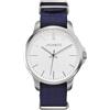 Jack & Co. Orologio Uomo JACK & CO. JW0168M1 Tessuto Blu Bianco NEW Man Canvas