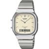 Casio Orologio CASIO AQ-240E-7A2EF Acciaio Inossidabile Bianco Chrono Alarm Anadigit