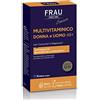 FRAU Senior, Multivitaminico Donna E Uomo 45+, Integratore Articolazioni E Integratore Stanchezza, 30 Compresse, Senza Glutine, color Bianco