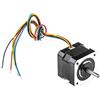RS PRO Motore passo-passo ibrido 1,8°, 9,6 V/400 mA. 6 fili, 42,3 x 42,3 mm, diametro albero: 5 mm