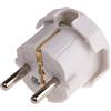 RS PRO Spina Schuko 2P+E 250V / 16A Bianco