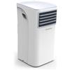 Ariston Mobis 9- Condizionatore Portatile con Tubo 9000 Btu 35,5x37,7x70,3 e Telecomando, Pinguino Raffreddamento Rapido e Ventilazione, Climatizzatore Fino 30mq, Aria Condizionata Classe Energetica A
