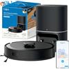 Tapo robot Aspirapolvere automatico disco Lavapavimenti con Mappatura 5300Pa, Svuotam