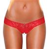 Hustler Toys Hustler giocattoli s/m Rosso Clitoral stimolante Perizoma Con Perline