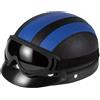 Harley Casco vintage in pelle scamosciata da uomo e da donna, casco leggero da bici ...