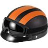 Harley Casco vintage in pelle scamosciata da uomo e da donna, casco leggero da bici ...