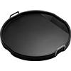 Kamado Joe Karbon Steel Piastra in Acciaio al Carbonio Pre-Stagionato per Big Joe, con Scarico Grasso e Manici Inox, KJ15094622