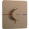 hansgrohe ShowerSelect Comfort Q - Miscelatore termostatico incasso, Rubinetto termostatico, Termostato, per la valvola ShowerSelect Comfort, bronzo spazzolato