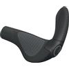 Ergon GP4 EVO - Manopole per bicicletta con manubrio integrato, colore: nero, ta