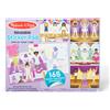 Melissa & Doug Libro Adesivi Attacca e Stacca - Album Stickers Riutilizzabili Ve