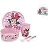 Lulabi Set pappa Minnie Disney 5 pezzi in PET, decorato