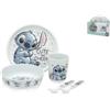 Lulabi Set pappa Stitch Disney 5 pezzi in PET, decorato