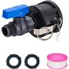 per ibc Adattatore Tote 2 Pollici Cam Lock per 275330 Galloni Tote Tank
