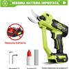 ONEGREEN Potatore a batteria 30mm 21V cesoie da giardino cesoie per alberi cesoie arbusti
