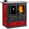 Nordica Cucina legna 7,9kW ROSETTA Sinistra Vst 16 Ceramica Liberty bordeaux 5 stelle (