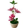 Fiori finti per magnolia leggeri intenso altezza 23 cm