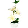 Fiori finti per magnolia leggeri intenso altezza 23 cm